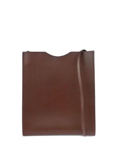 Pre-owned Hermes 1990-2000s Onimaitou Shoulder Bag In Brown