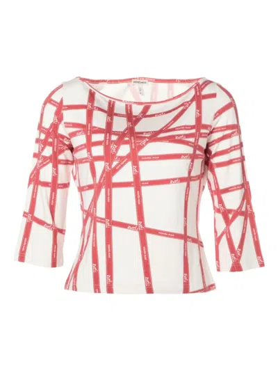 Pre-owned Hermes 1990-2000s Ribbon-tie Top In White