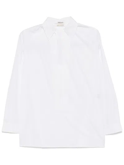 Pre-owned Hermes 1990-2000s Shirt Blouse In White