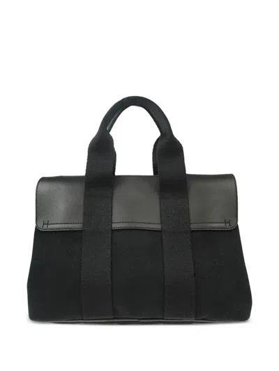 Pre-owned Hermes 1990-2000s Valparaiso Pm Tote Bag In Black