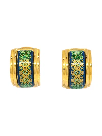 Pre-owned Hermes 1990-2000s Ware Clip-on Earrings