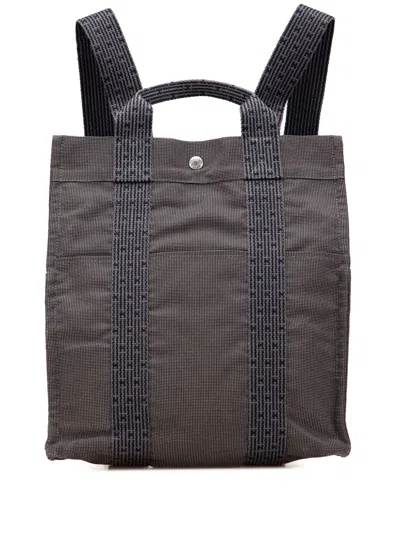 Pre-owned Hermes 1990-2010 Canvas Herline Mm Backpack