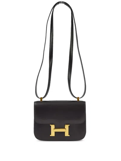 Pre-owned Hermes 1992 Constance Mini Bag In Black