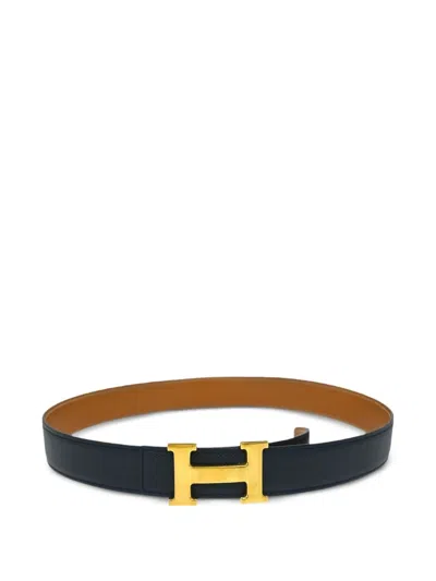 Pre-owned Hermes 1994 Constance Belt In Black