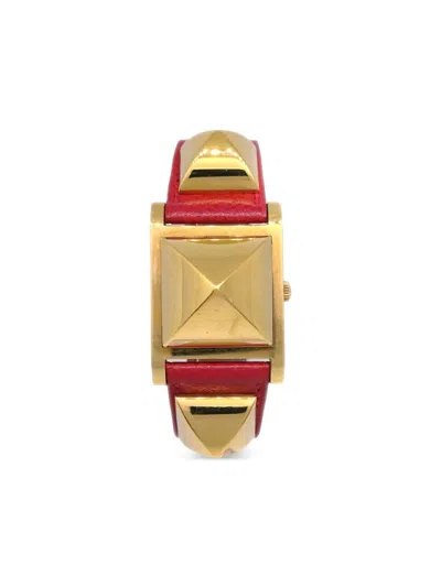 Pre-owned Hermes 1994 Médor 22mm In White
