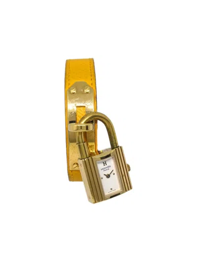Pre-owned Hermes 1996 Kelly 20mm In Gold