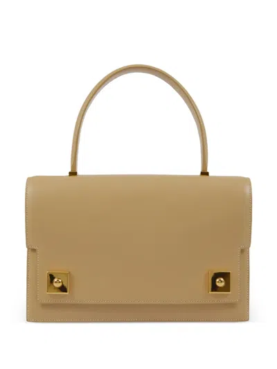 Pre-owned Hermes 1996 Piano Handbag In Neutrals
