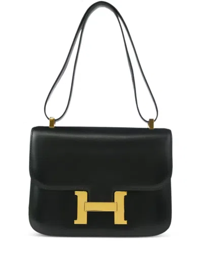 Pre-owned Hermes 1997 Constance 23 Shoulder Bag In Black