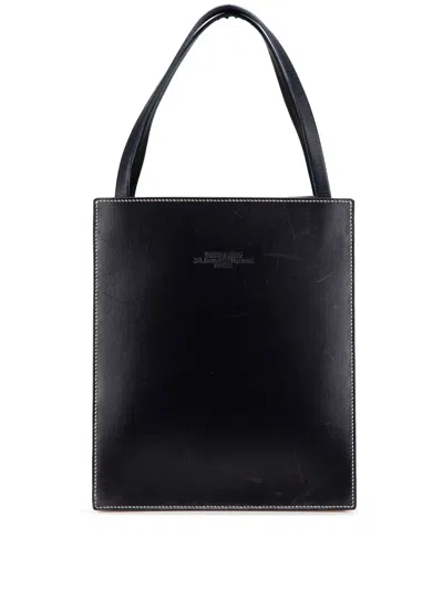 Pre-owned Hermes 1998 Box Calf Lucy Mm Handbag