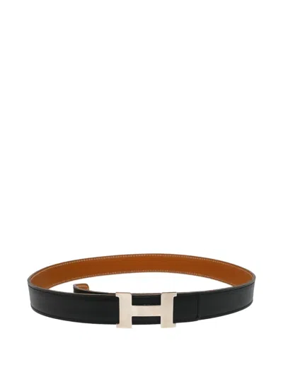 Pre-owned Hermes 1999 Taurillon Clemence Reversible Belt