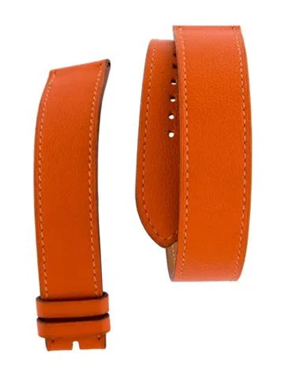 Pre-owned Hermes 19mm Watch Strap In Multi