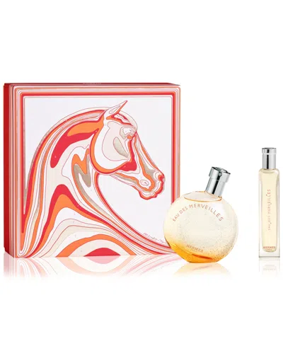 Hermes 2-pc. Eau Des Merveilles Eau De Toilette Gift Set In No Color