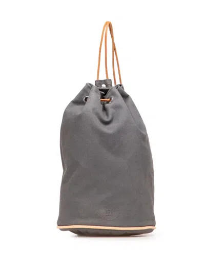 Pre-owned Hermes 2000-2015 Toile Polochon Mimile Backpack