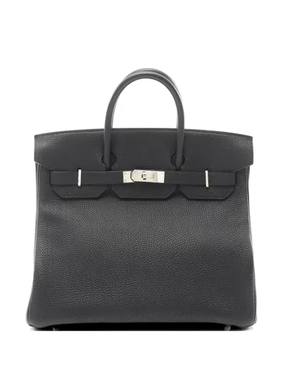 Pre-owned Hermes 2000 32 Haute Couture Tote Bag In Black