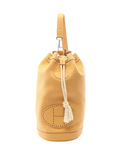 Pre-owned Hermes 2000 Clemence Lunch Bag Bucket Bag In Neutral