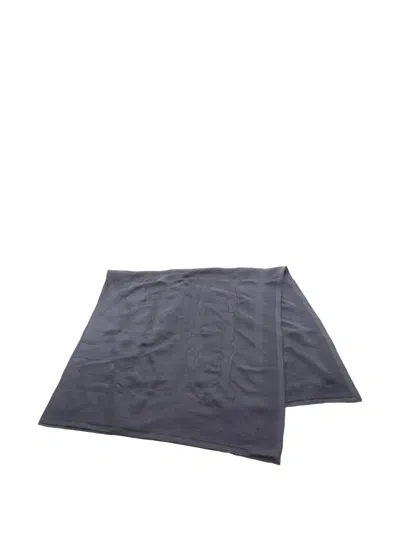 Pre-owned Hermes 2000's Coaching Stall Beads Scarf In Blue