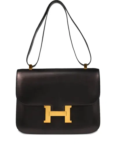 Pre-owned Hermes 2000 Constance Shoulder Bag In Black