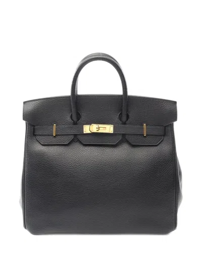 Pre-owned Hermes 2000 Haut À Courroies Tote Bag In Black