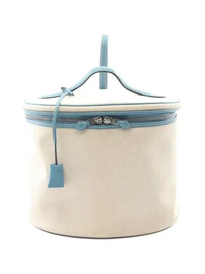 Pre-owned Hermes 2000 Intercity Vanity Bag In Neutral