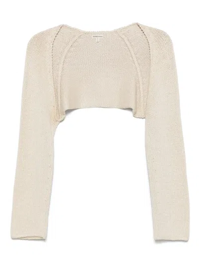 Pre-owned Hermes 2000's Silk Bolero In Neutrals