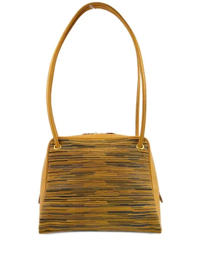 Pre-owned Hermes 2000 Tintin Shoulder Bag In 褐色