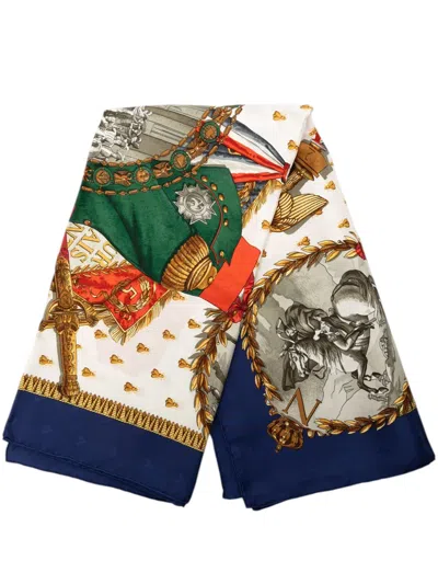 Pre-owned Hermes 2000-2020 Napoleon Silk Scarf 90 Scarves In Multi