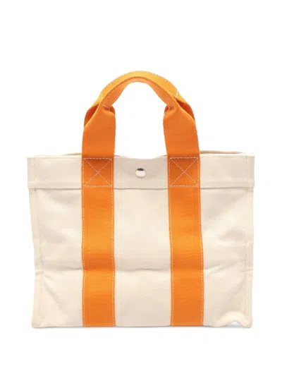 Pre-owned Hermes 2000s Bora Bora Pm Tote Bag In Neutrals