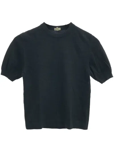 Pre-owned Hermes 2000s Cashmere T-shirt In Black