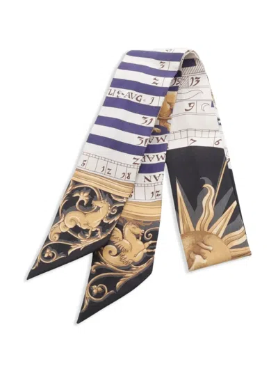 Pre-owned Hermes 2000s Dies Et Hore Twilly Scarf