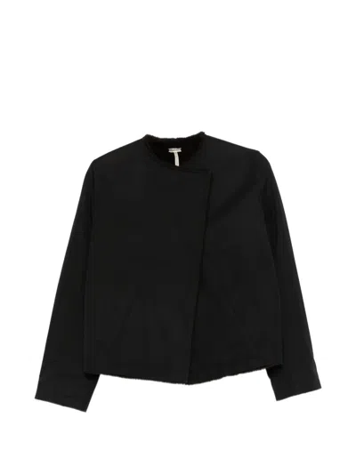 Pre-owned Hermes 2000s Double-breasted Jacket In Black