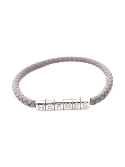 Pre-owned Hermes 2000s Goliath Bracelet In Gray