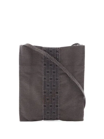 Pre-owned Hermes 2000s Herline Pochette Cross Body Bag In Black