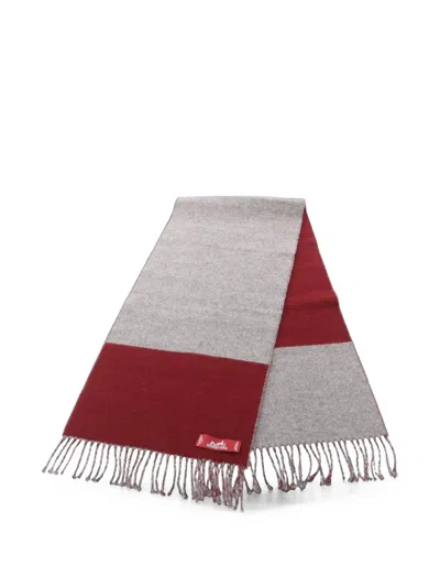 Pre-owned Hermes 2000s Kazak Scarf In Red
