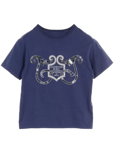 Pre-owned Hermes 2000s L'instruction Du Roy T-shirt In Blue
