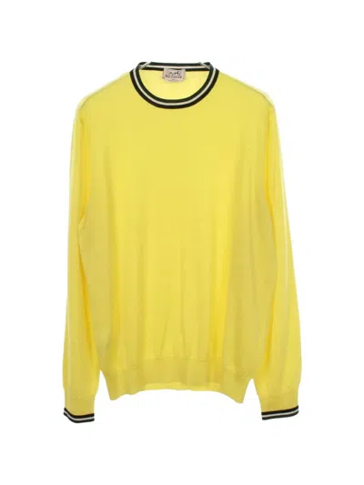 Pre-owned Hermes 2000s Long-sleeve Sweater In Yellow