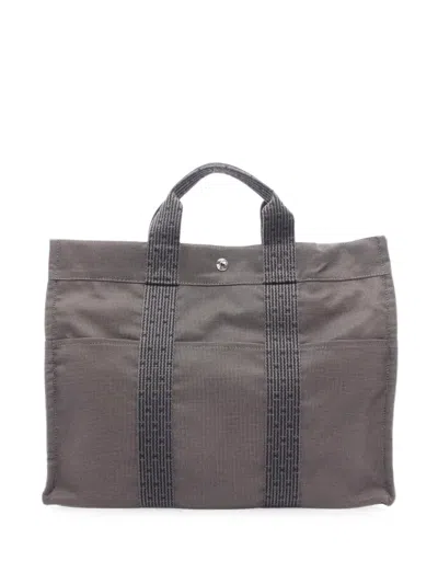 Pre-owned Hermes 2000s Mm Herline Tote Bag In Brown