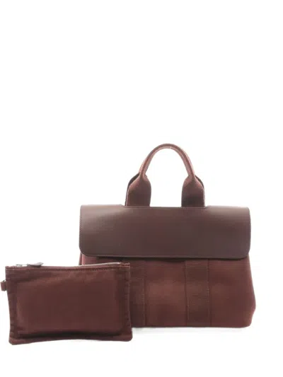 Pre-owned Hermes 2000s Pm Valparaiso Tote Bag In 褐色