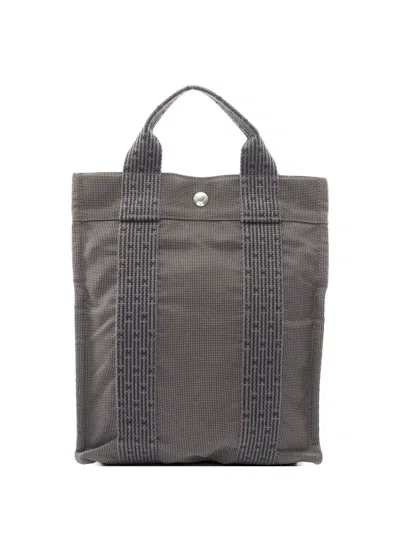 Pre-owned Hermes 2000s Pm Yale Line Backpack In Brown