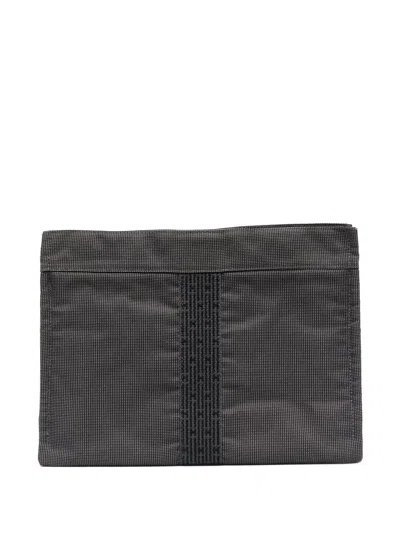 Pre-owned Hermes 2000s  Fourre Tout Herline Clutch In Black