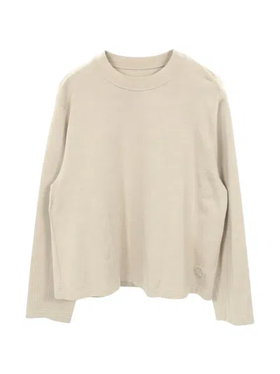 Pre-owned Hermes 2000s Serie Badge Long-sleeved T-shirt In Neutral