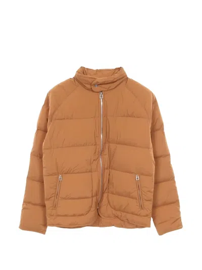 Pre-owned Hermes 2000s Serie Button Down Jacket In Brown