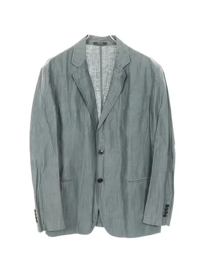 Pre-owned Hermes 2000s Tailored Jacket In Gray