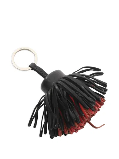 Pre-owned Hermes 2000s Tassel Keyring In Black