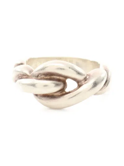 Pre-owned Hermes 2000s Torsade Twist Ring