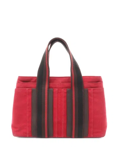 Pre-owned Hermes 2000s Troca Pm Tote Bag In Pink