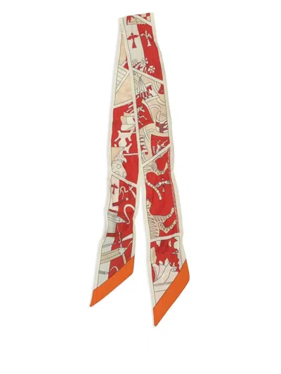 Pre-owned Hermes 2000s Twilly Scarf