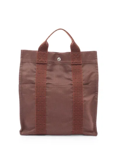Pre-owned Hermes 2000s Yell Line Ado Mm Backpack In Brown
