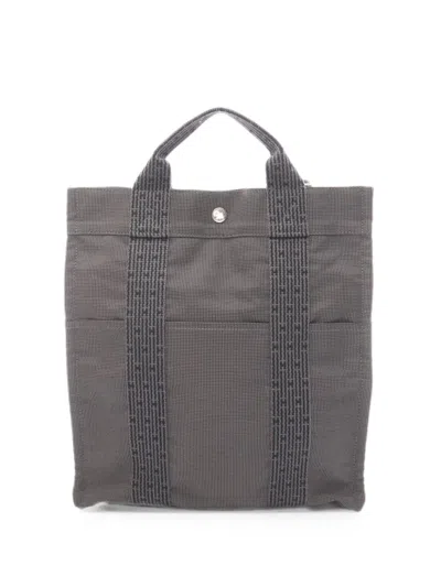 Pre-owned Hermes 2000s Yell Line Ado Mm Backpack In Gray