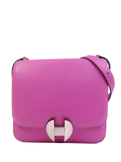 Pre-owned Hermes 2002 Shoulder Bag In Purple