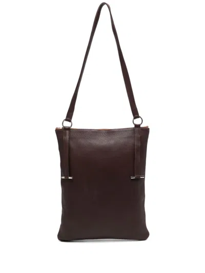 Pre-owned Hermes 2002s Leather Shoulder Bag In Brown
